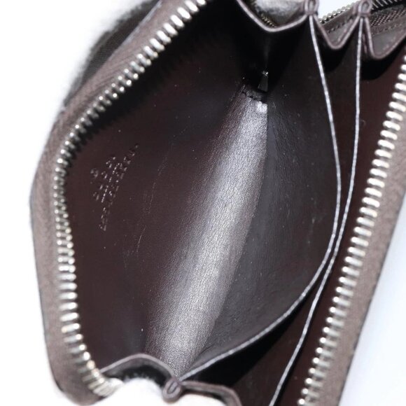 GUCCI GG Canvas Guccissima Wallet Leather Brown Silver 255452 Auth am9231 - Picture 14 of 16